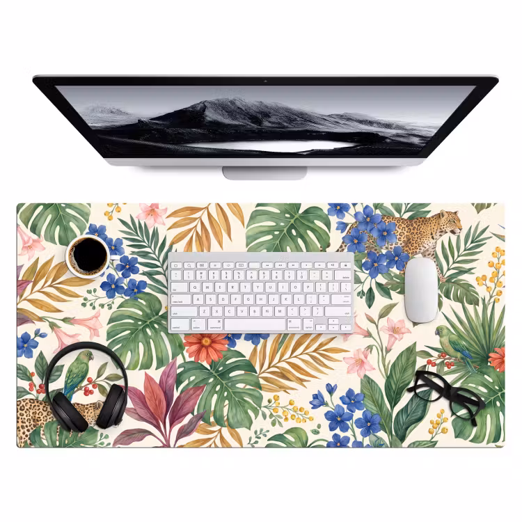 Bureau onderlegger - Kat - Jungle - Dieren — 4