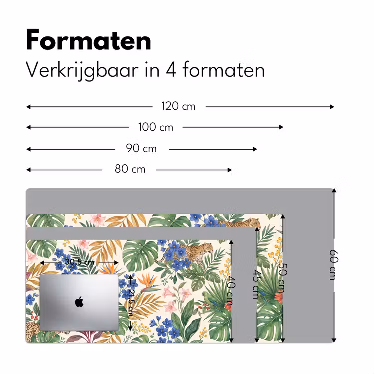 Bureau onderlegger - Kat - Jungle - Dieren — 8