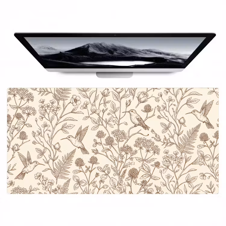 Bureau onderlegger - Natuur - Vogels - Tekening — 1