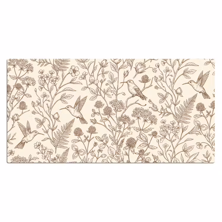 Bureau onderlegger - Natuur - Vogels - Tekening — 2