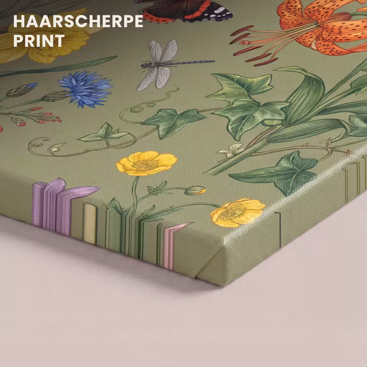 Canvas schilderij - Bloemen - Insecten - Natuur — 5