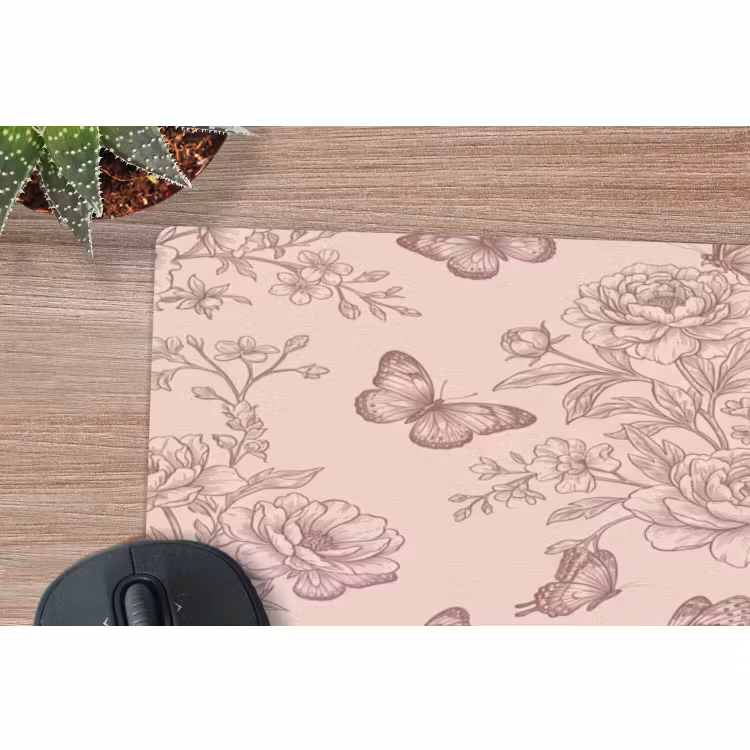 Muismat - Vlinder - Bloemen - Patroon — 5