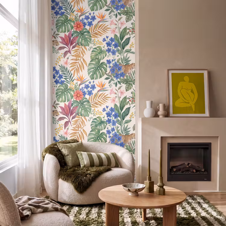Behang - Kat - Jungle - Dieren β 1