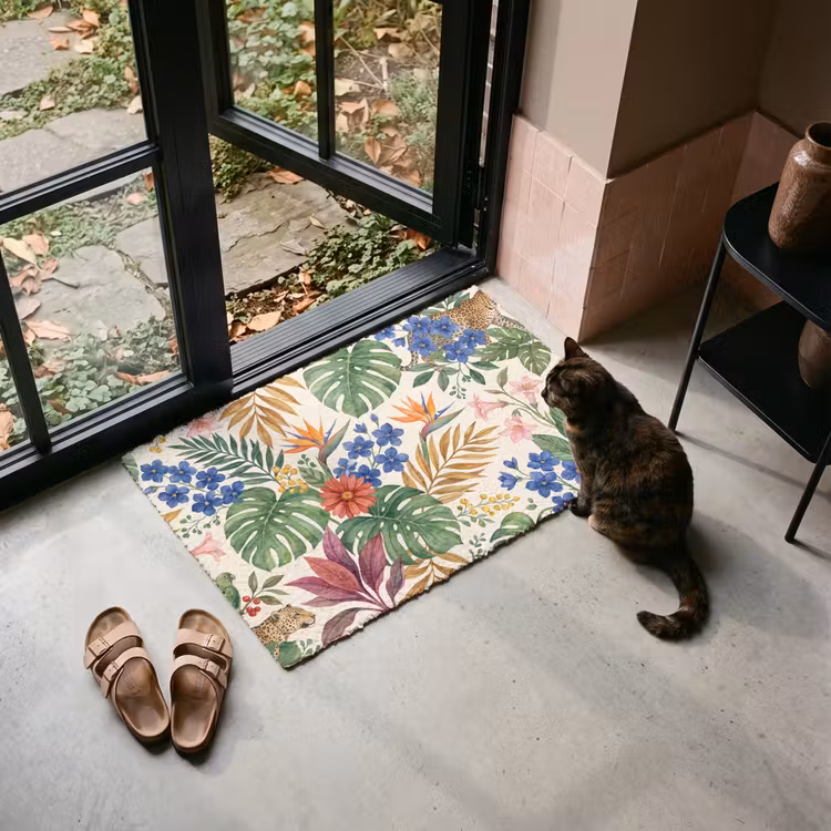 Deurmat - Kat - Jungle - Dieren — 2