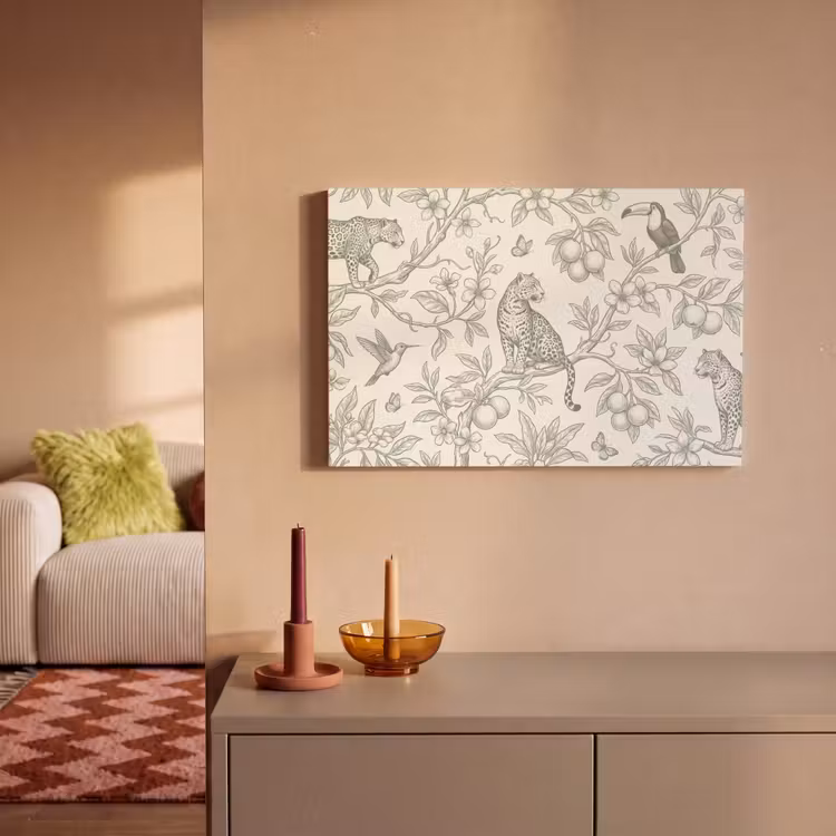 Canvas schilderij - Vogel - Natuur - Illustratie — 2