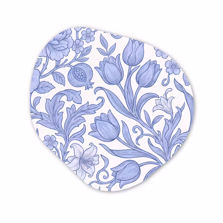 Organisch schilderij - Glas - Botanisch - Design - Klassiek — 1