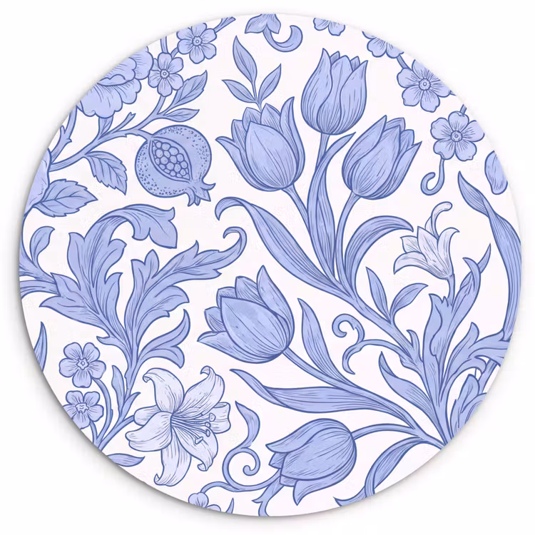 Muurcirkel - Botanisch - Design - Klassiek — 1