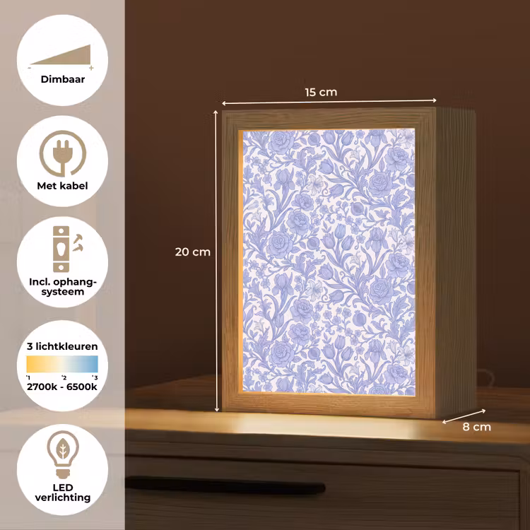Gepersonaliseerde Lightbox - Botanisch - Design - Klassiek — 7