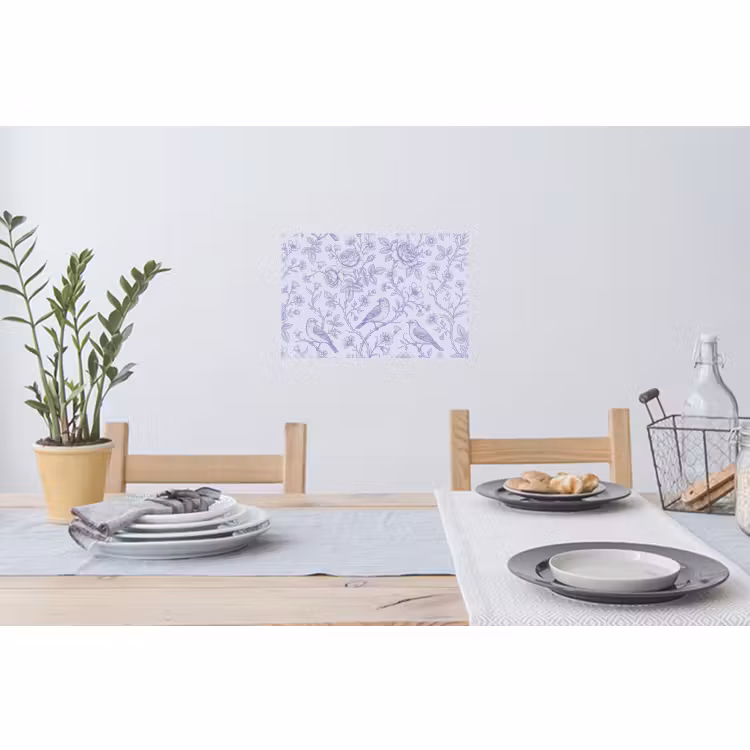 Muursticker - Bloemen - Vogel - Tekening — 3
