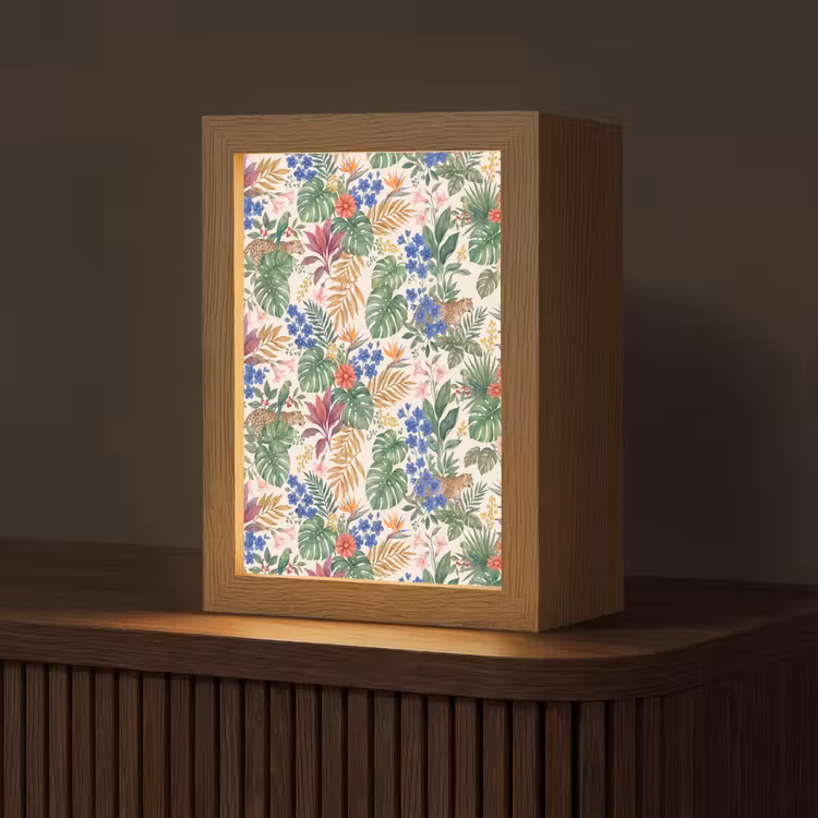 Gepersonaliseerde Lightbox - Kat - Jungle - Dieren — 1