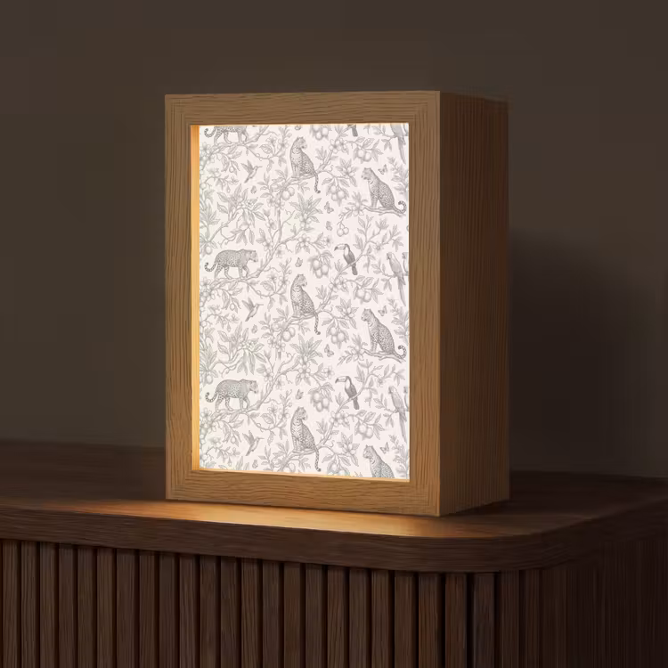 Gepersonaliseerde Lightbox - Vogel - Natuur - Illustratie — 1