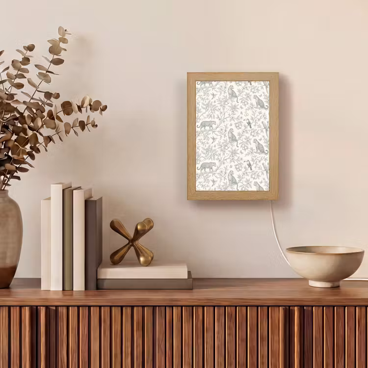 Gepersonaliseerde Lightbox - Vogel - Natuur - Illustratie — 4
