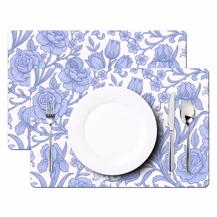 Placemat - 6 stuks - Botanisch - Design - Klassiek — 2