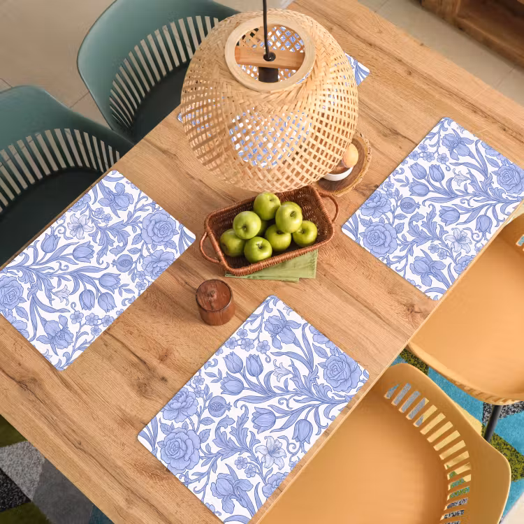 Placemat - 6 stuks - Botanisch - Design - Klassiek — 4
