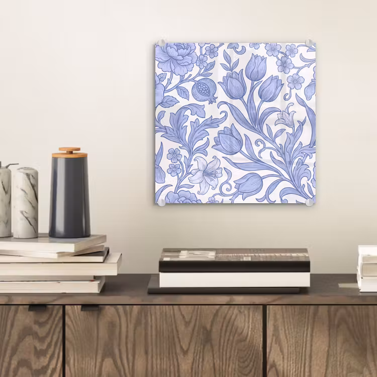Glas schilderij - Botanisch - Design - Klassiek — 2