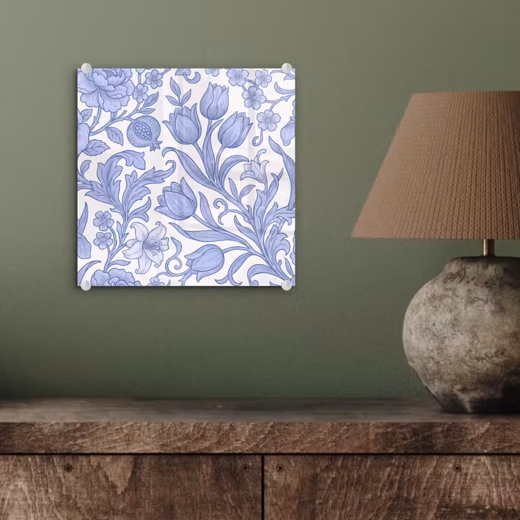 Glas schilderij - Botanisch - Design - Klassiek — 4
