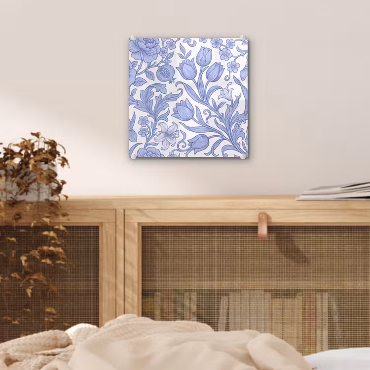 Glas schilderij - Botanisch - Design - Klassiek — 5