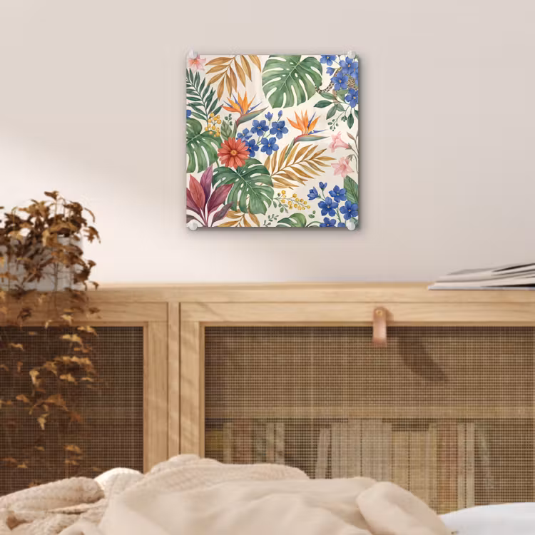 Glas schilderij - Kat - Jungle - Dieren — 5