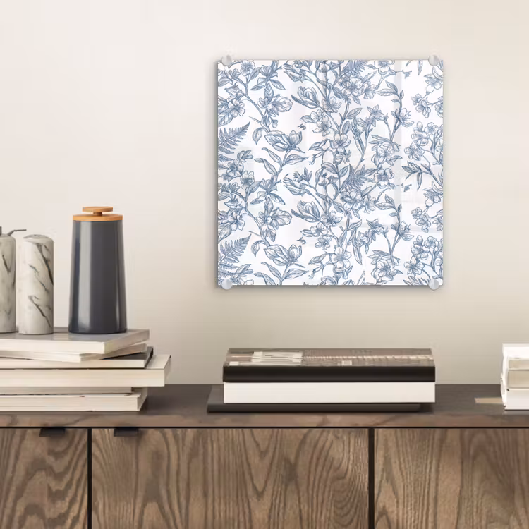 Glas schilderij - Planten - Botanisch - Vintage — 2