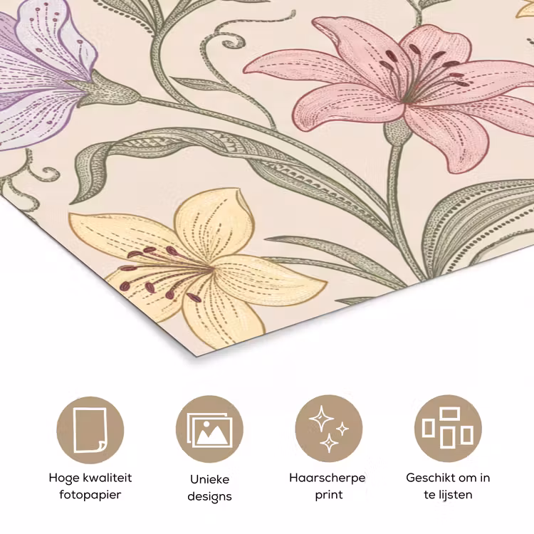 Poster - Bloemen - Illustratie - Botanisch — 5