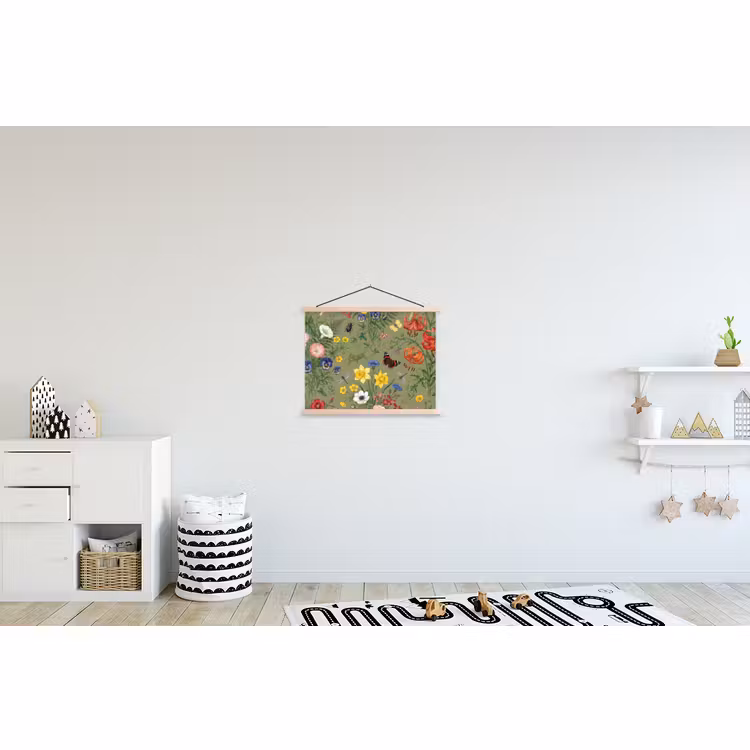 Schoolplaat - Bloemen - Insecten - Natuur — 3