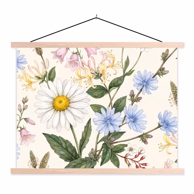 Schoolplaat - Botanisch - Illustratie - Kleurrijk — 1