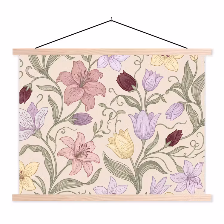 Schoolplaat - Bloemen - Illustratie - Botanisch — 1