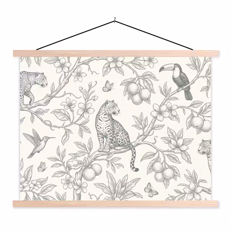 Schoolplaat - Vogel - Natuur - Illustratie — 1