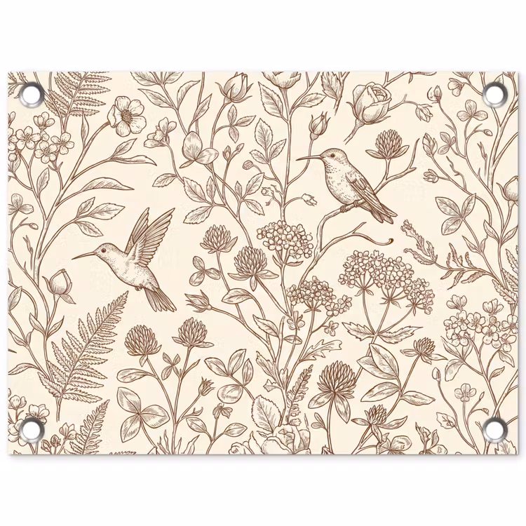 Tuinposter - Natuur - Vogels - Tekening — 1