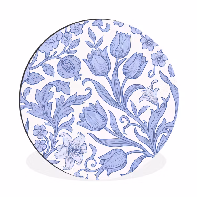 Wandcirkel - Aluminium - Botanisch - Design - Klassiek — 1