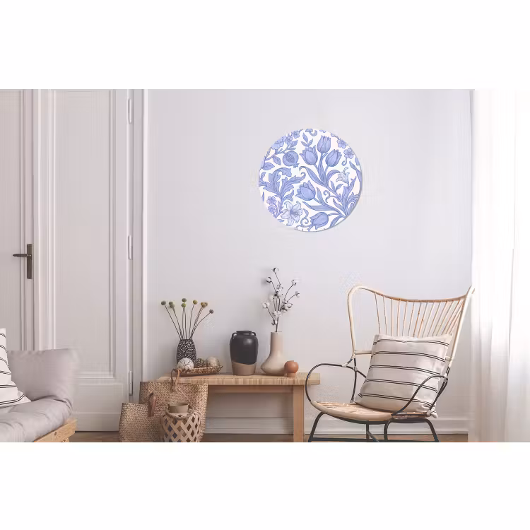 Wandcirkel - Aluminium - Botanisch - Design - Klassiek — 2