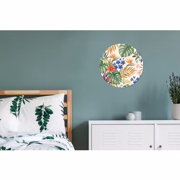 Wandcirkel - Aluminium - Kat - Jungle - Dieren — 4
