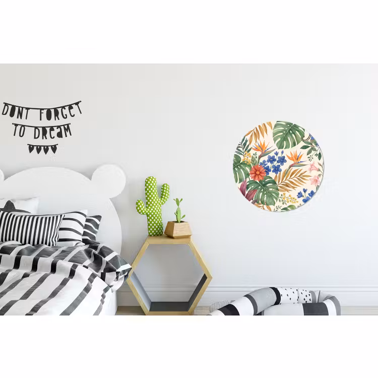 Wandcirkel - Aluminium - Kat - Jungle - Dieren — 5