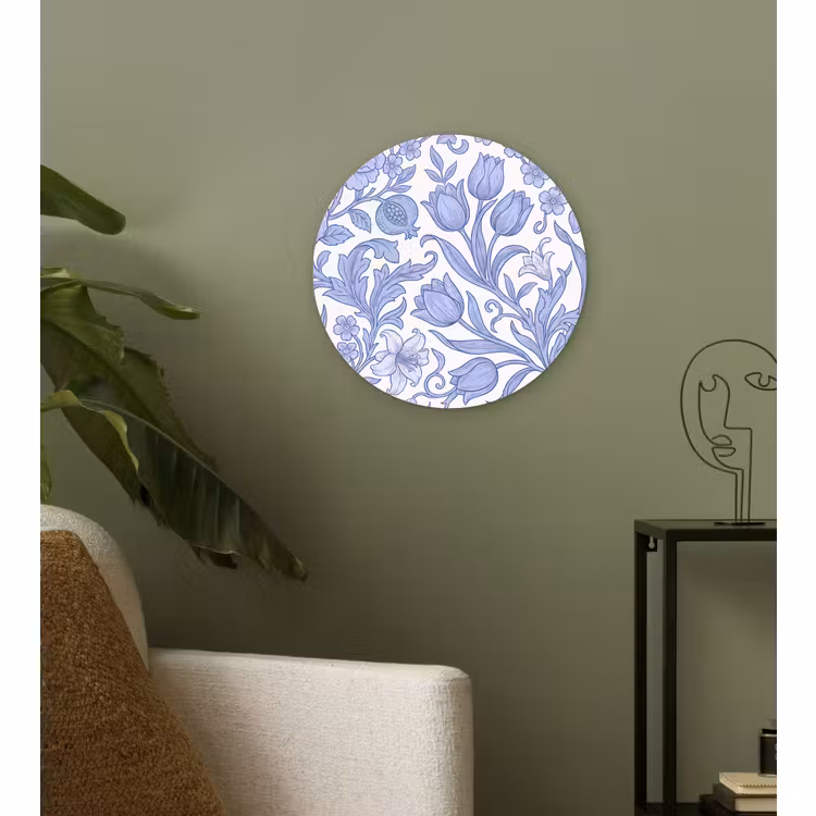 Wandcirkel - Glas - Botanisch - Design - Klassiek — 3