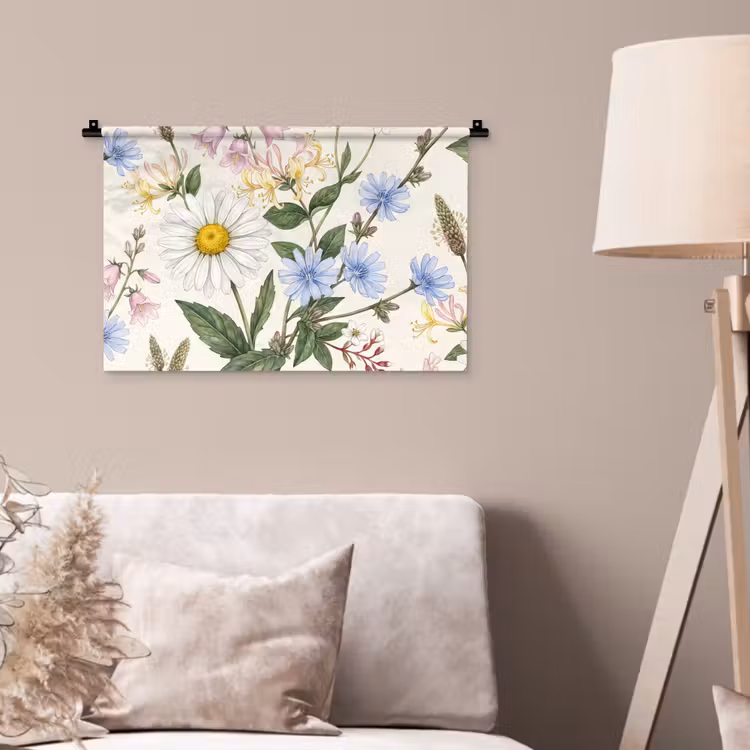 Wandkleed - Botanisch - Illustratie - Kleurrijk — 2