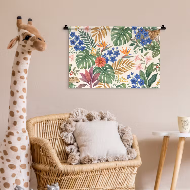 Wandkleed - Kat - Jungle - Dieren — 5