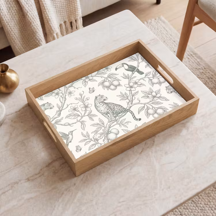 Dienblad - Vogel - Natuur - Illustratie — 2