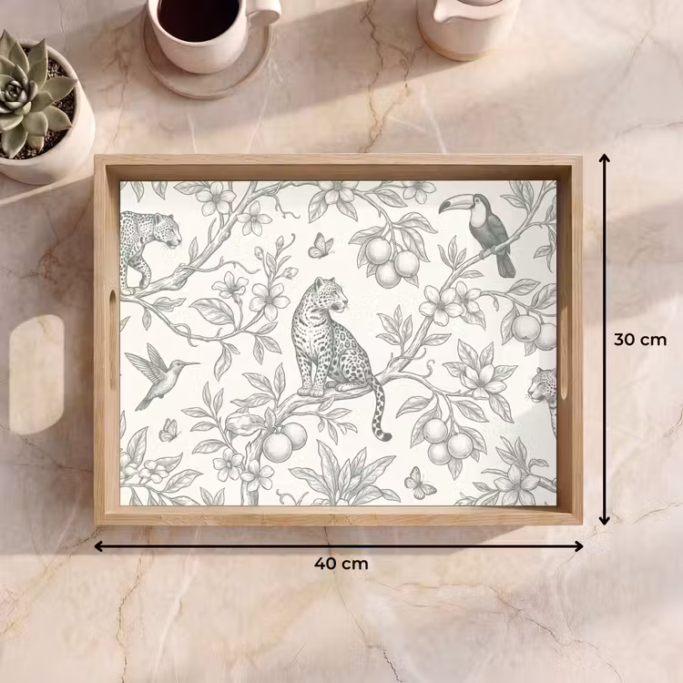 Dienblad - Vogel - Natuur - Illustratie — 9