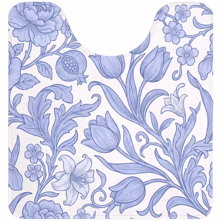 Wc Mat - Botanisch - Design - Klassiek — 1