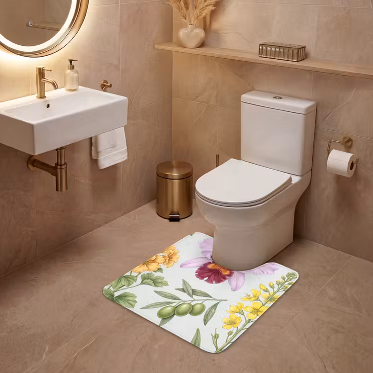 Wc Mat - Bloemen - Plant - Natuur — 3