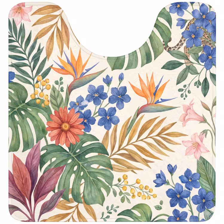 Wc Mat - Kat - Jungle - Dieren — 1