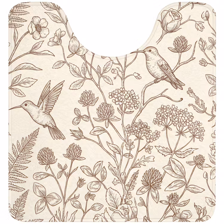 Wc Mat - Natuur - Vogels - Tekening — 1