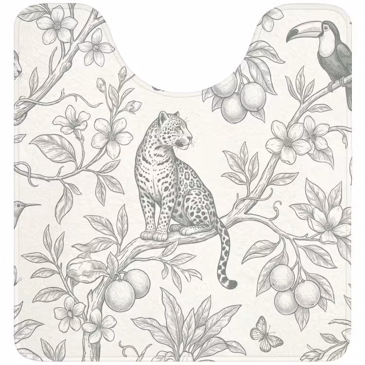 Wc Mat - Vogel - Natuur - Illustratie — 1