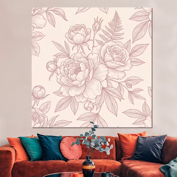 Forex - Bloemen - Lijntekening - Botanisch — 3