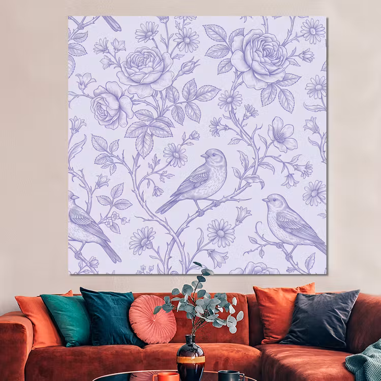 Forex - Bloemen - Vogel - Tekening — 3