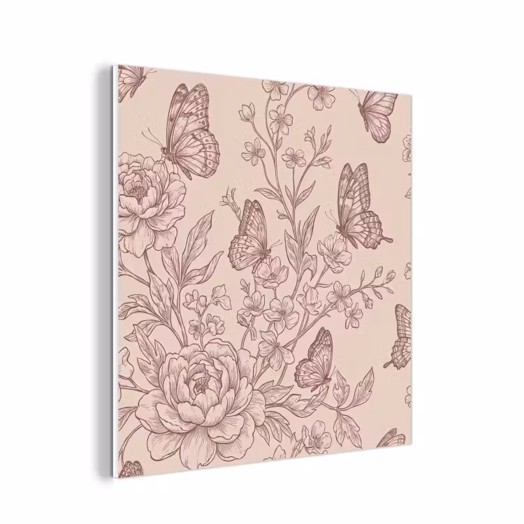 Forex - Vlinder - Bloemen - Patroon — 1