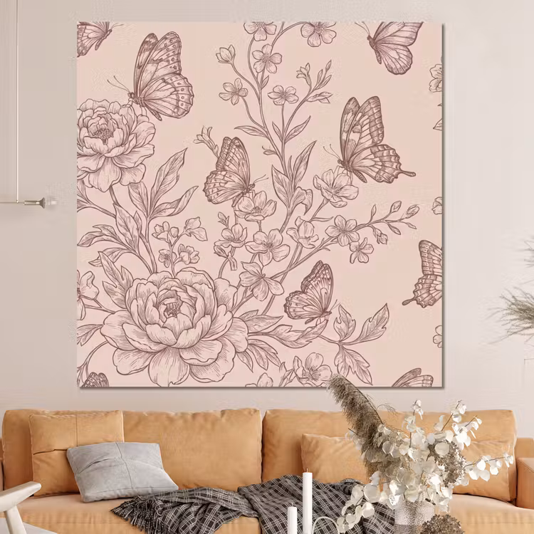 Forex - Vlinder - Bloemen - Patroon — 4