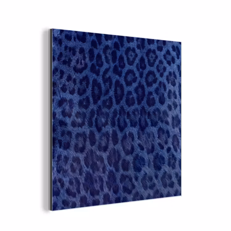 Aluminium schilderij - Patroon - Blauw - Abstract — 1