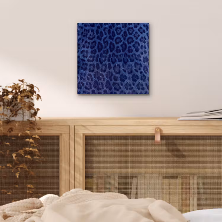 Aluminium schilderij - Patroon - Blauw - Abstract — 4