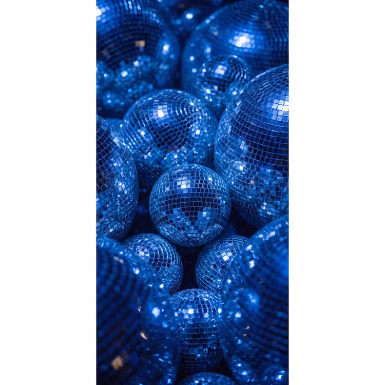 Behang - Discobal - Feest - Blauw — 2